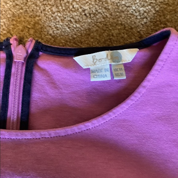 Boden Ruffle Sleeve Pocket Tee Size 10 - Picture 5 of 7